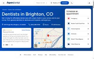 Aspen Dental - Brighton website