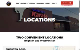 Colorado Karate Club of Brighton website