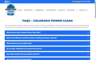 Colorado Power Clean website