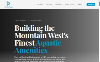 Infinity Pools website