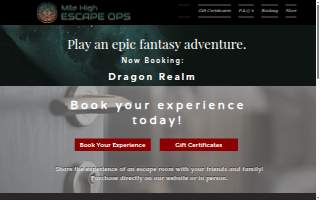 Smile High Escape Ops website