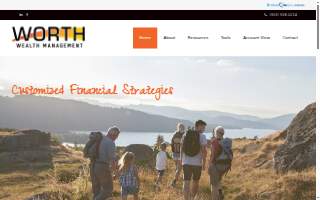 Worth Wealth Management website