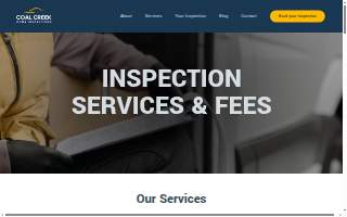 Coal Creek Home Inspections of Erie website