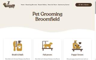 Collar Cuts Mobile Pet Grooming website