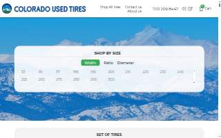 Colorado Used Tires website
