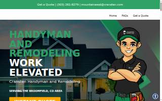 Cransten Handyman and Remodeling of Broomfield website