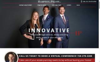 Hampton & Pigott LLP website