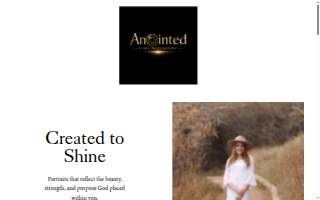 Anointed Light Photography website