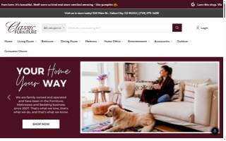 Classic Furniture website