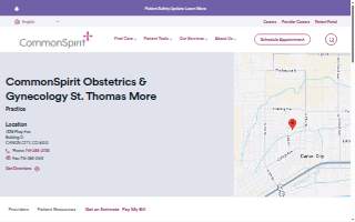 CommonSpirit Obstetrics & Gynecology St. Thomas More website