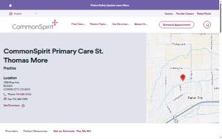 CommonSpirit Primary Care St. Thomas More website