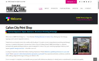 Dare Print & Sign Co. website