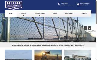 High Country Fence, LLC website