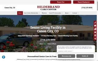 Hildebrand Care Center website