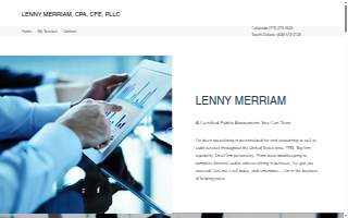 Lenny Merriam, CPA, CFE, PLLC website