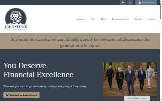 Lionstone Wealth Group of Canon City website