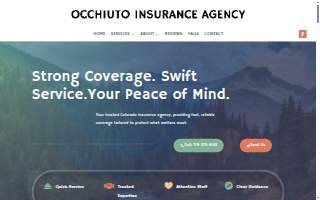 Occhiuto Insurance Agency website