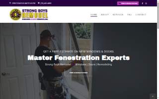 Strong Boys Remodel website