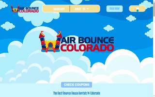 Air Bounce Colorado of Castle Pines website