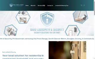 Bard LockSmith & Security website
