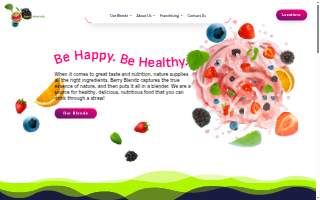 Berry Blendz of Castle Pines website
