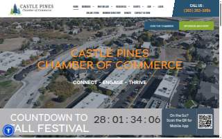 Castle Pines Chamber Commerce website