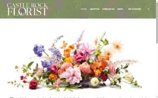 Castle Rock Florist website