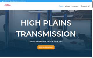 High Plains Transmission of Castle Pines website