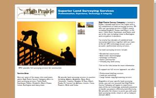 High Prairie Survey Company of Castle Pines website