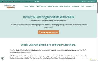MindFuel Counseling website