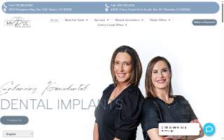 Mountainview Periodontics of Castle Pines website