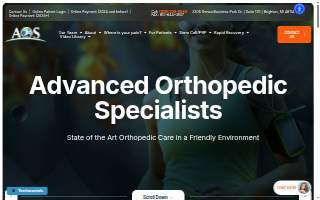 Orthopedic Centers of Colorado – Parker Lone Tree (formerly Advanced Ortho) website