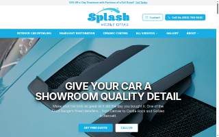 Splash Mobile Detail of Castle Pines website