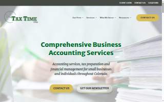 Tax Time CPAs website