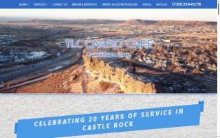 TLC Carpet Care of Castle Pines website