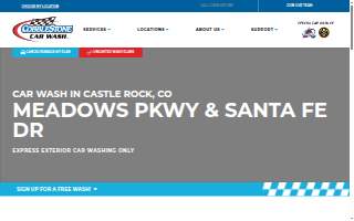 Cobblestone Car Wash of Castle Rock website