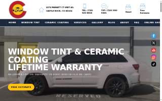 Colorado Auto Tint website
