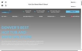 Colorado Custom Spas website