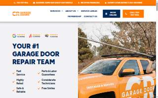 CR Garage Doors of Castle Rock website