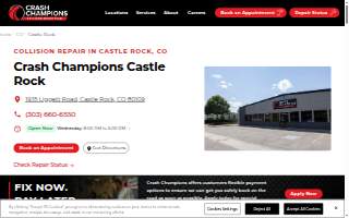 Crash Champions Collision Repair of Castle Rock website