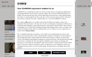 Glamour Beauty Bar website