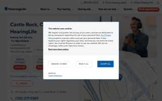 HearingLife of Castle Rock CO website