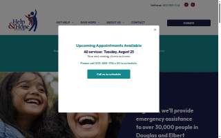 Help & Hope Center website