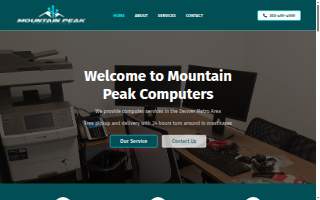 Mountain Peak Computers website