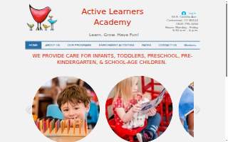 Active Learners Academy website