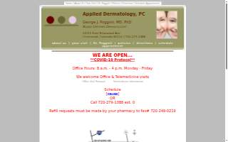 Applied Dermatology, PC website