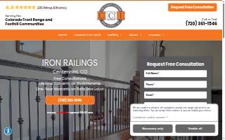 Colorado Custom Iron Works Inc website