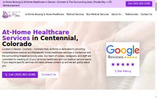 Colorado Help at Home of Centennial website