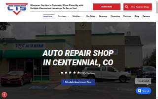 Colorado Tire and Service of Centennial website