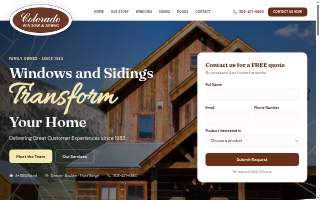 Colorado Window & Siding Inc website